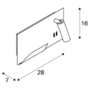 Dimensioned drawing