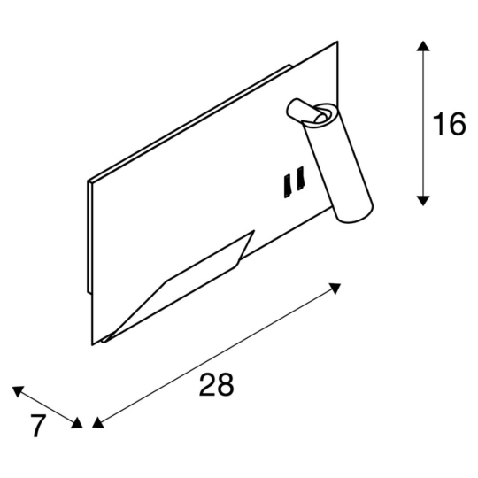 Dimensioned drawing