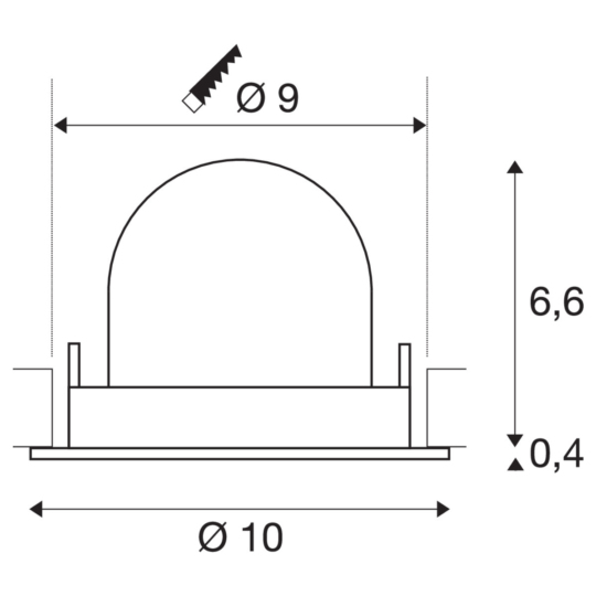 Dimensioned drawing