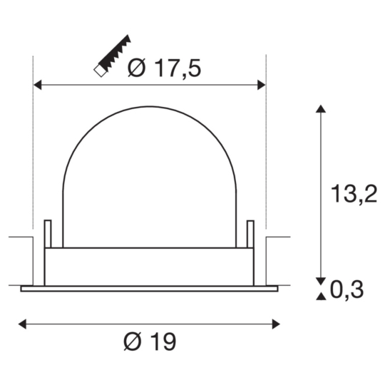 Dimensioned drawing