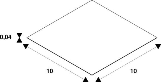 Dimensioned drawing