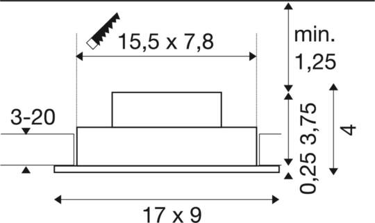 Dimensioned drawing