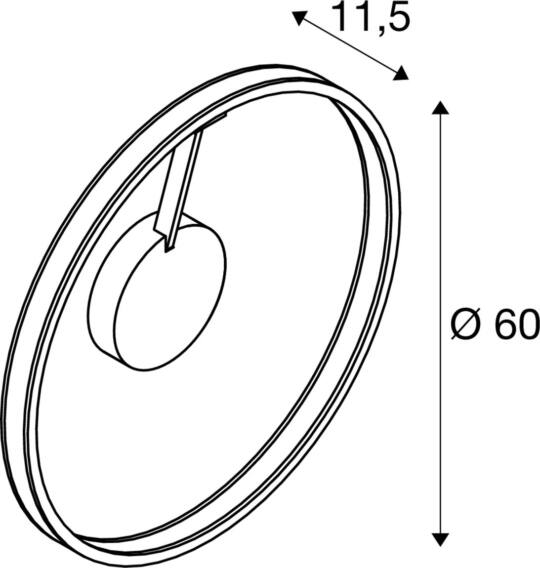 Dimensioned drawing