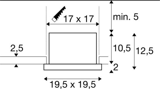 Dimensioned drawing