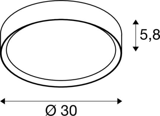 Dimensioned drawing