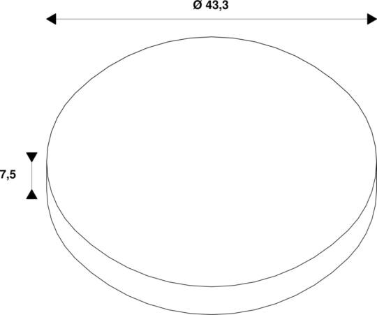 Dimensioned drawing